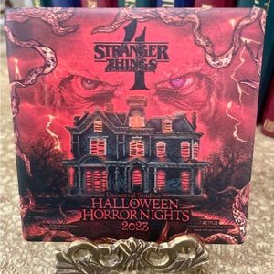 Universal Studios Halloween Horror Nights 2023 Stranger Things 4 ceramic coaster